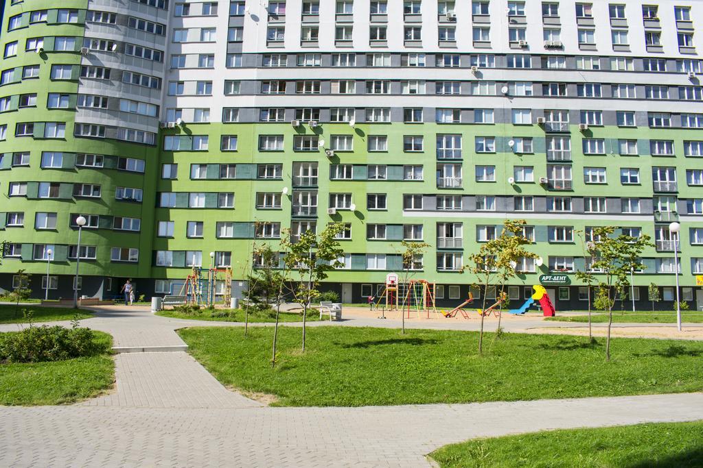 Jacuzzi Apartcomplex Kaskad, Панорамный Вид Центр Минска Exteriér fotografie
